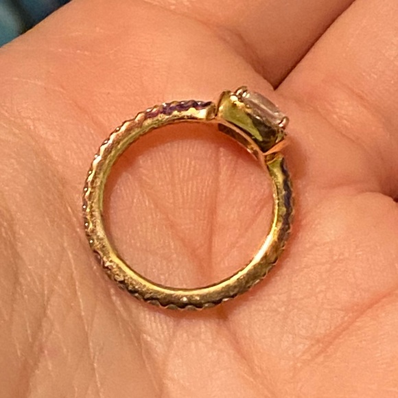 Pandora Rose Gold Square Sparkle Halo Ring - Picture 4 of 5